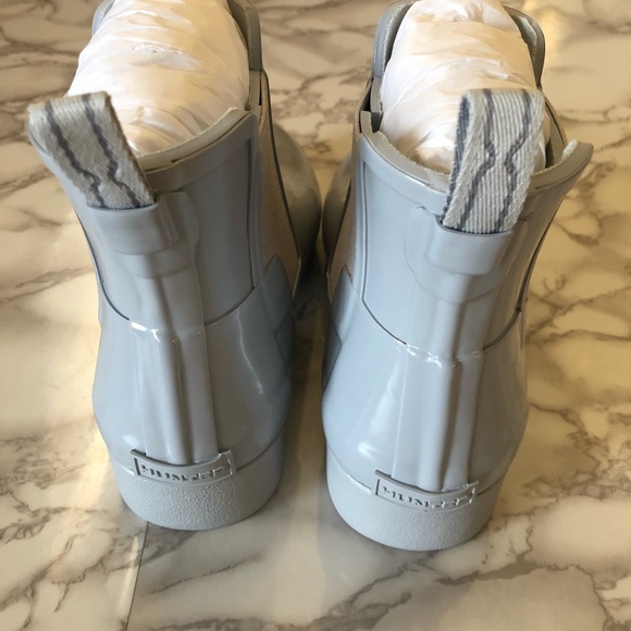 NWT HUNTER Refined Chelsea Short Rain Boots - Picture 6 of 8